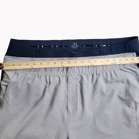 Set Of 2 AndersonOrd Mens Performance Shorts Size 40  Navy & Gray - Picture 6 of 7